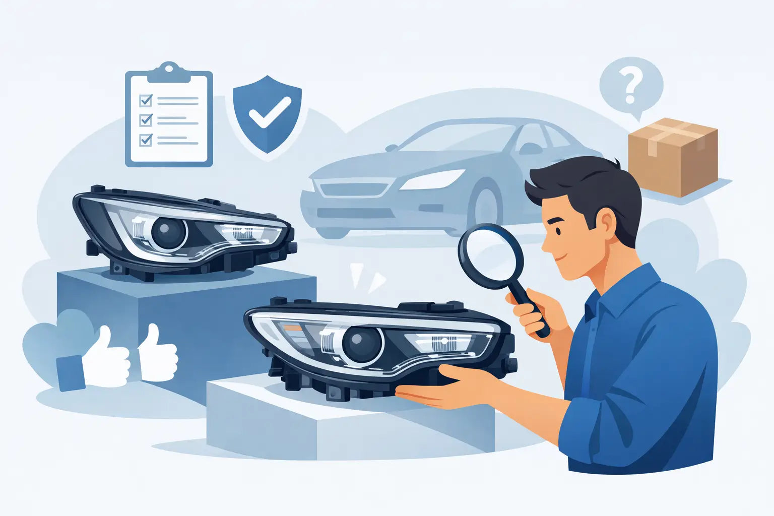 Guía para comprar faro original sin equivocarte