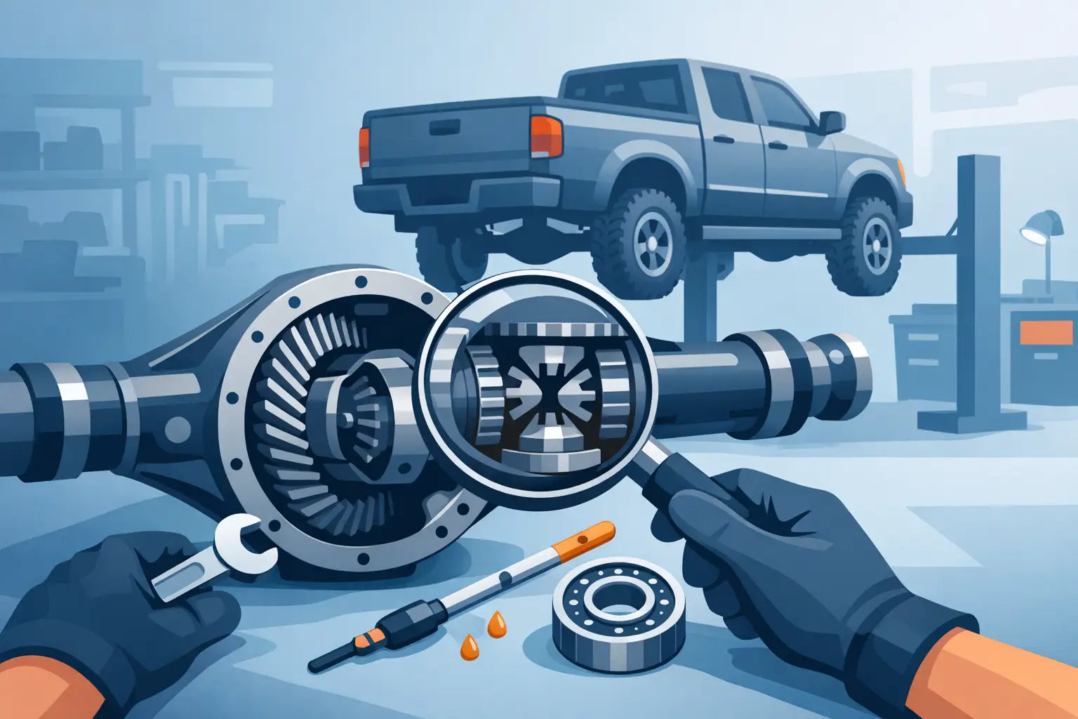 Diferencial usado para pickup: qué revisar
