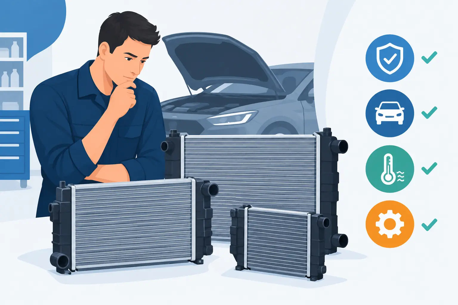 Cómo elegir radiadores automotrices sin errores