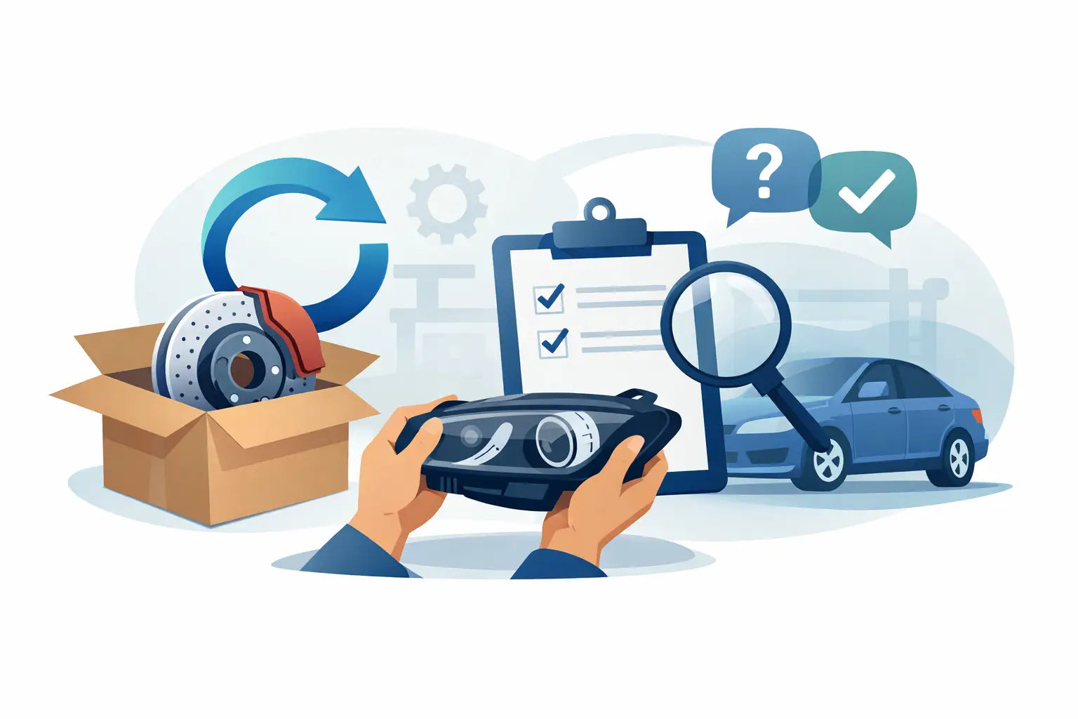 ¿Puedo devolver una autoparte? Qué revisar