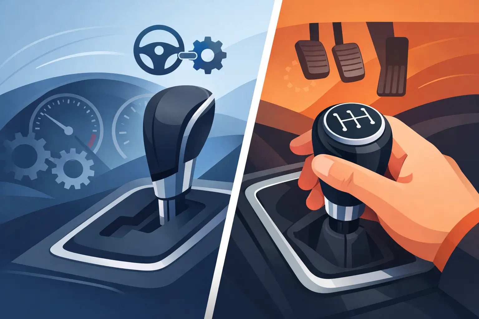 Transmisión automática vs manual, cuál elegir