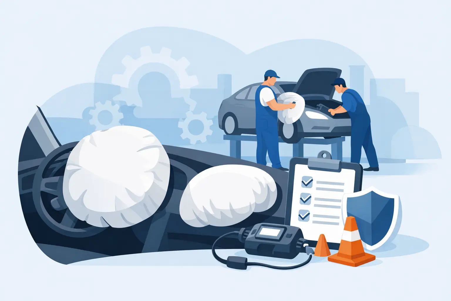 Mejores opciones para reparar airbags sin riesgos