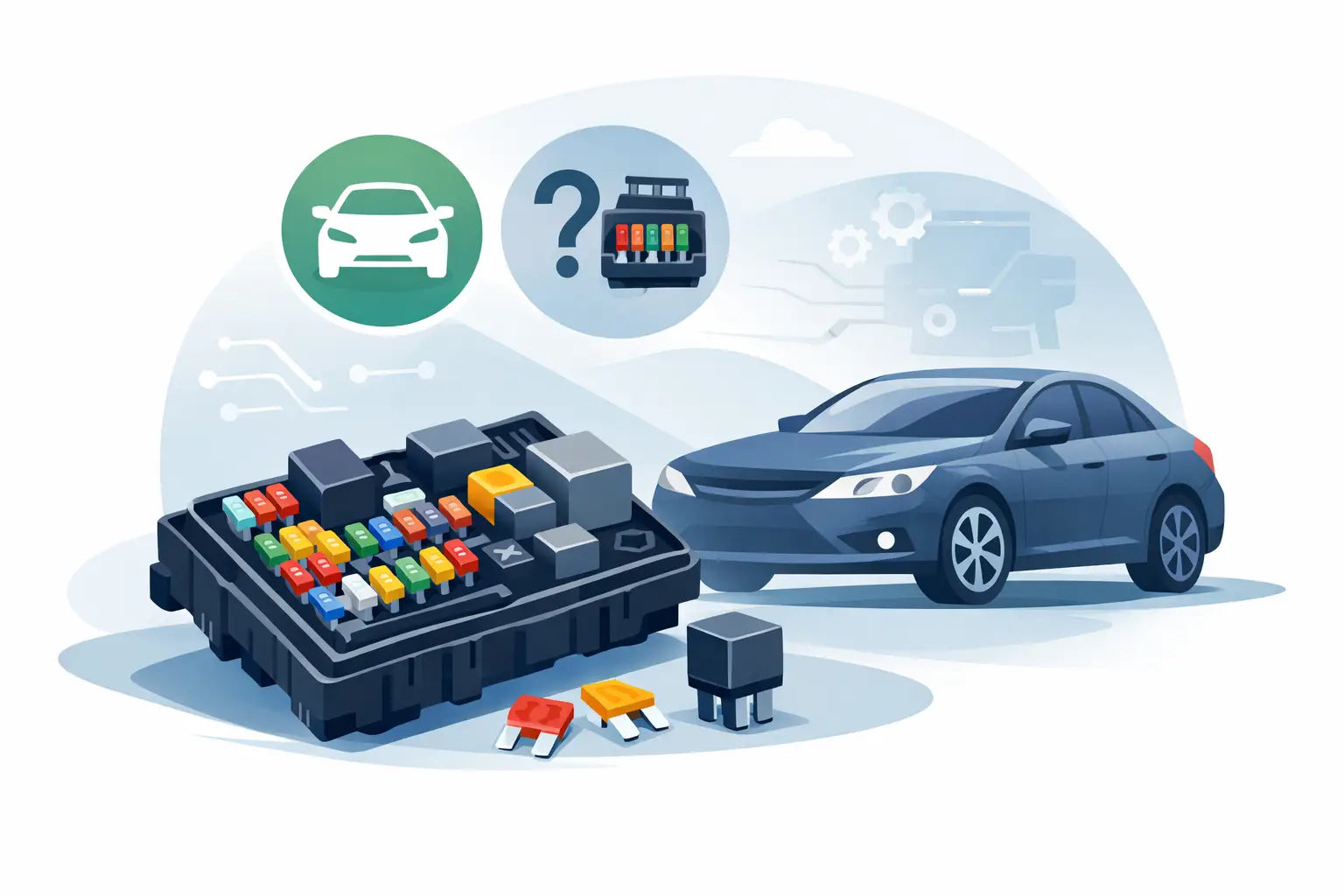 ¿Sirve una caja de fusibles usada para mi coche?