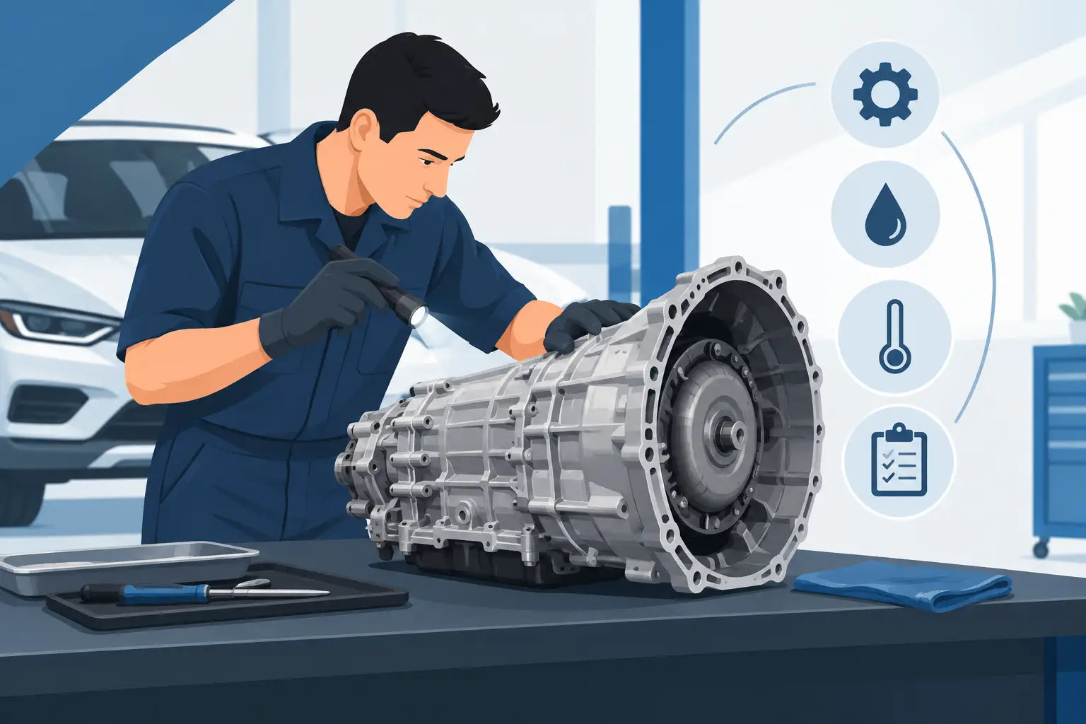 Review de transmisión automática usada: qué revisar