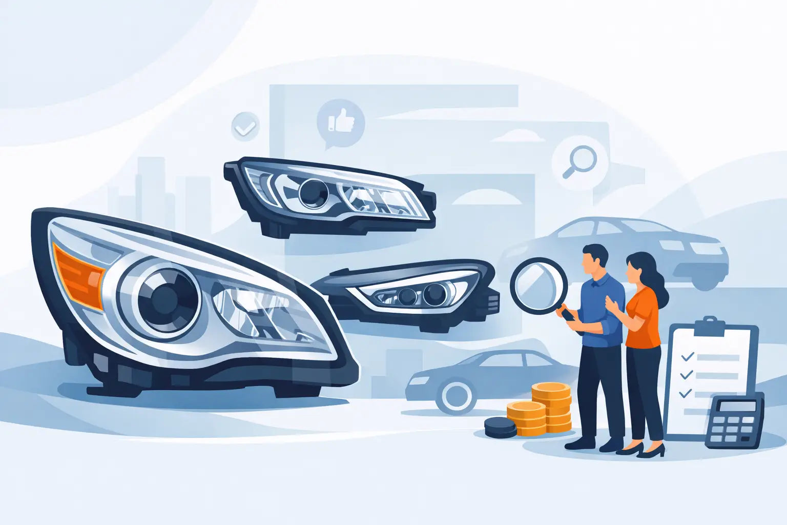 Faros usados para carro: cómo comprarlos bien