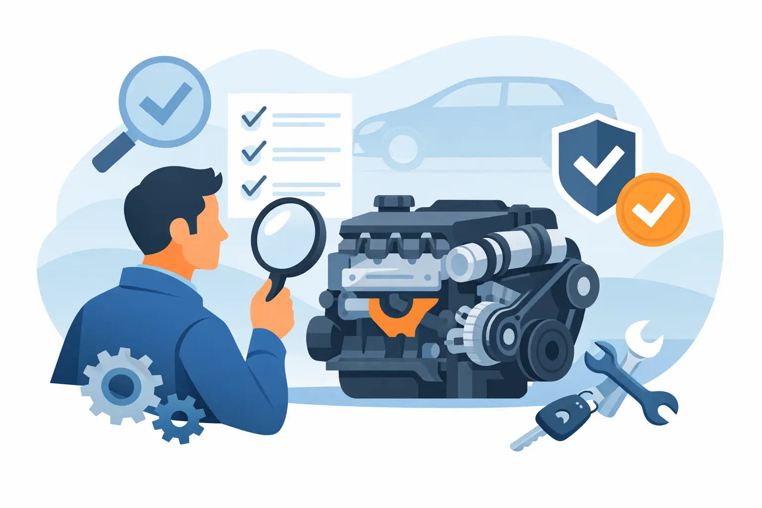 Cómo identificar motor usado confiable