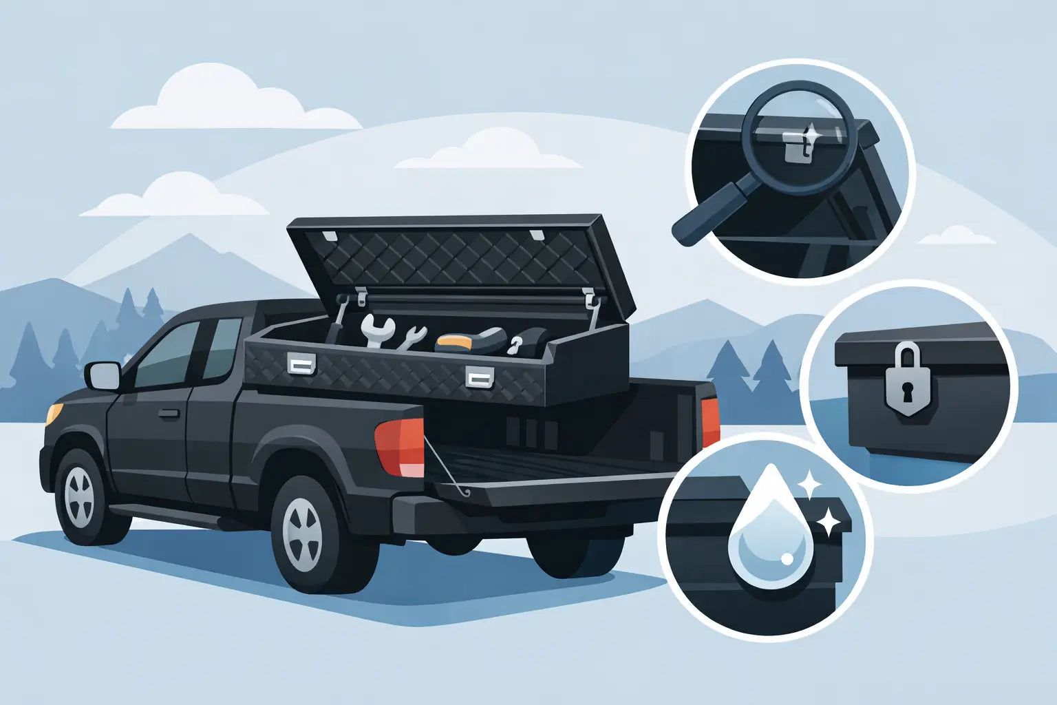 Cofres usados para camionetas: qué revisar