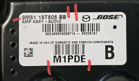Amplificador Bosé para Mazda 6 2013